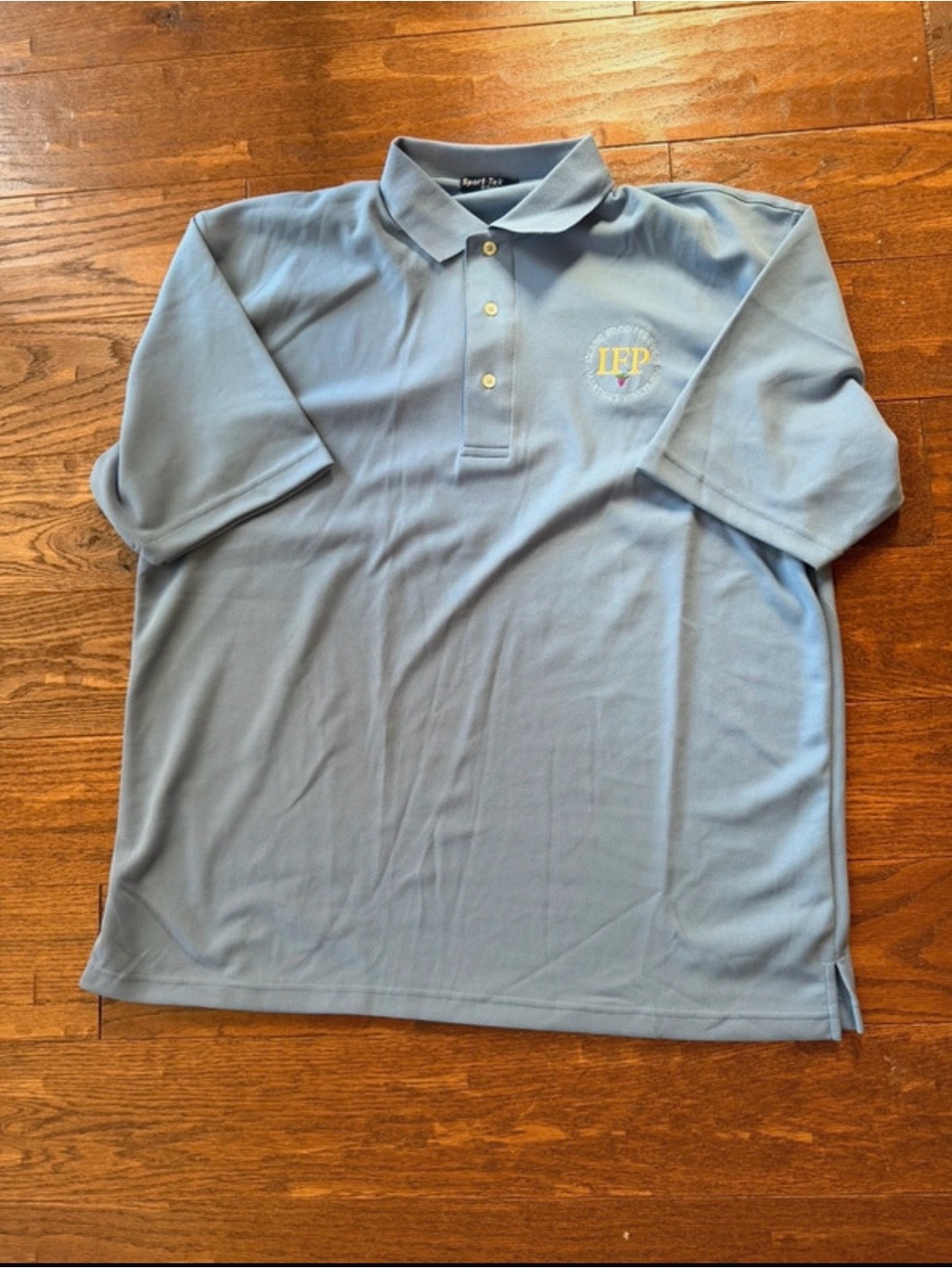 Sport-Tek Light Blue IFP Embroidered Polo Shirt